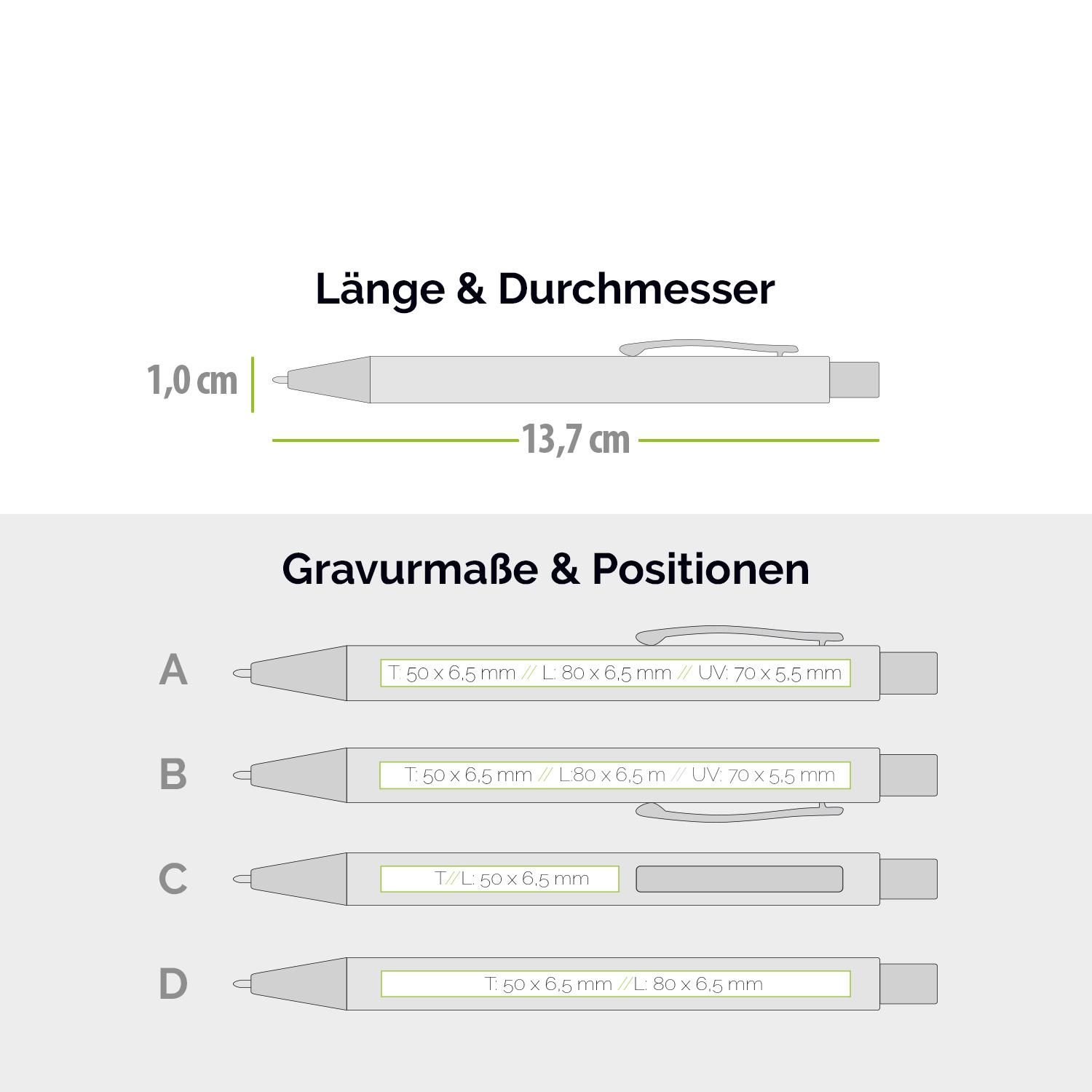 Druckbleistift aus Bambus mit Logo bedrucken oder gravieren