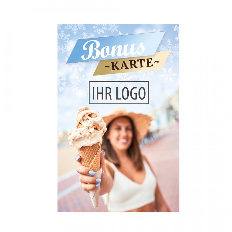 Eis Treuekarten & Stempelkarten für Eisdiele oder Eiswagen