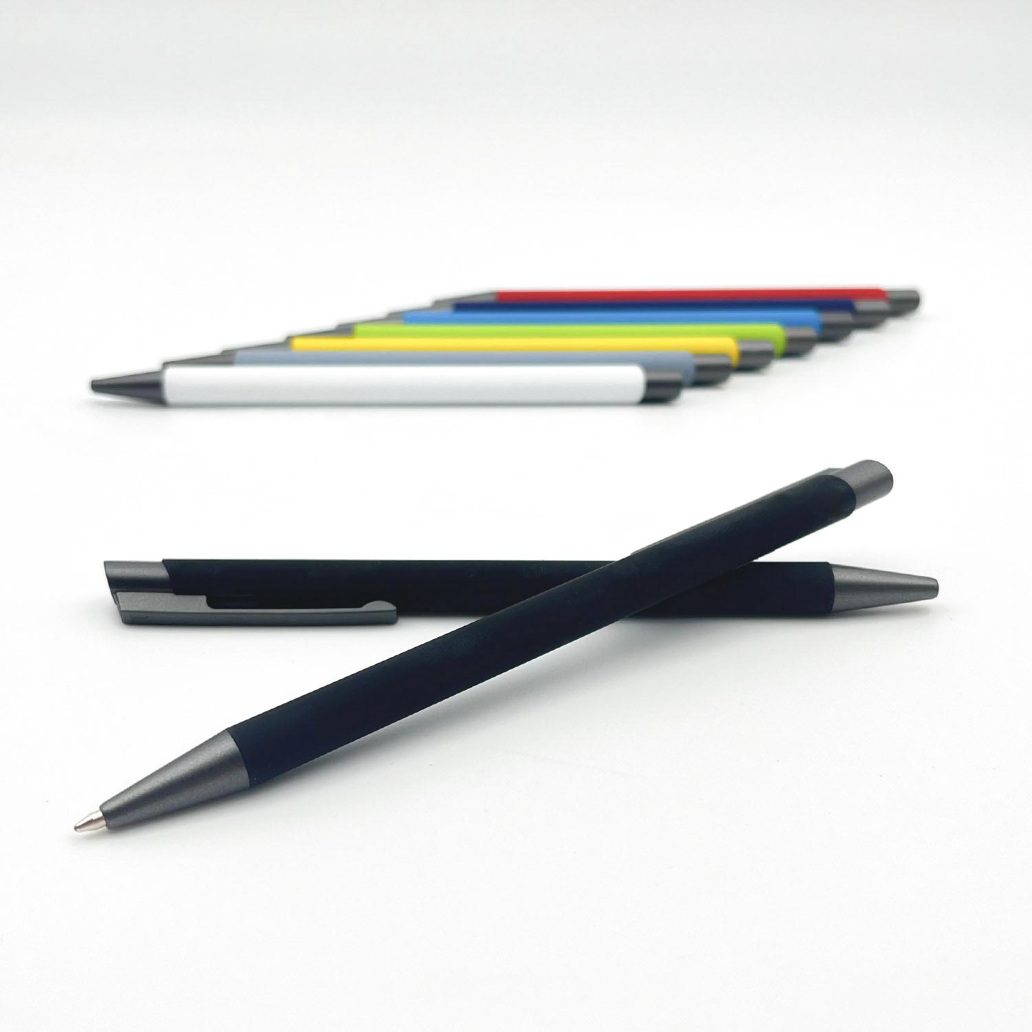 Metall Kugelschreiber Mit Stift Tasche – Edles Design, Weicher Griff, Glattes Schreiben
