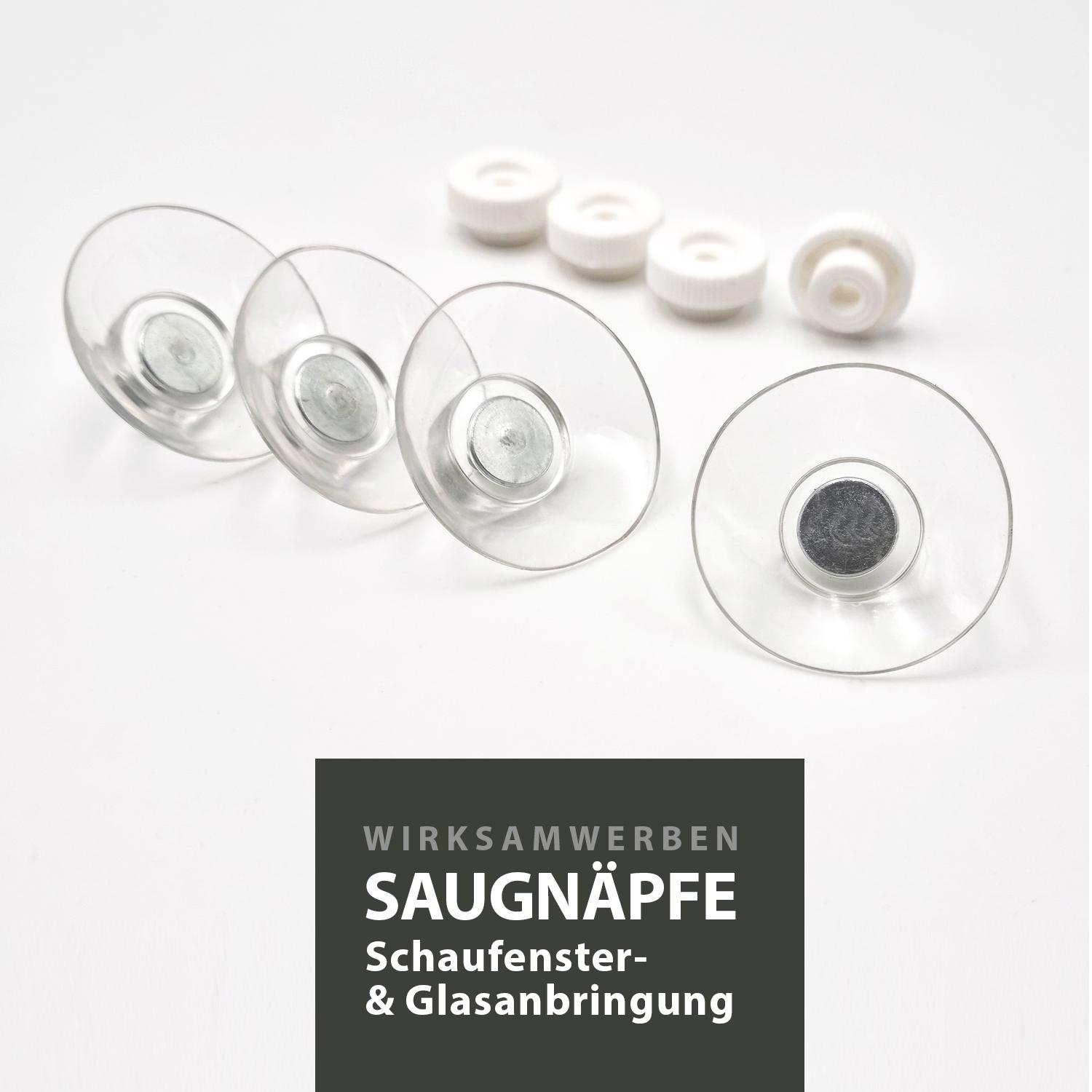 Montageanleitung Saugnapf für A3 Türschild