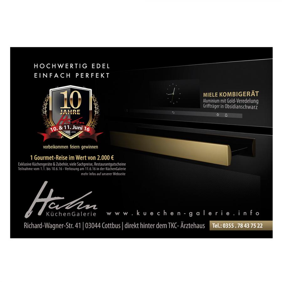 Werbeanzeige Zeitungsanzeige für ein Küchenstudio/ Küchenhaus