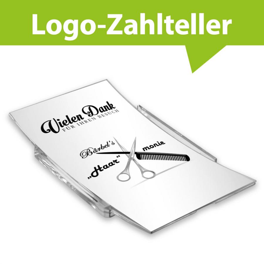  Logozahlteller Glasauflage fr Frieseure