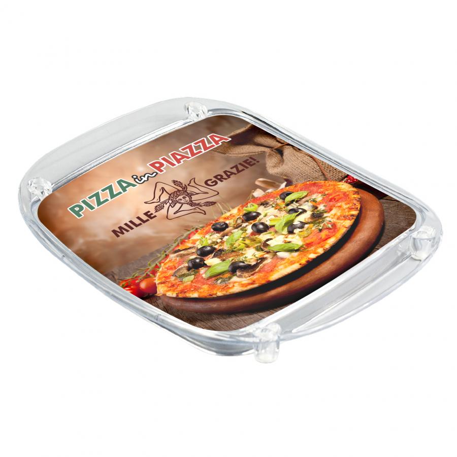Zahlteller, Kassierteller, Geldschale fr ein Pizzeria-Restaurant