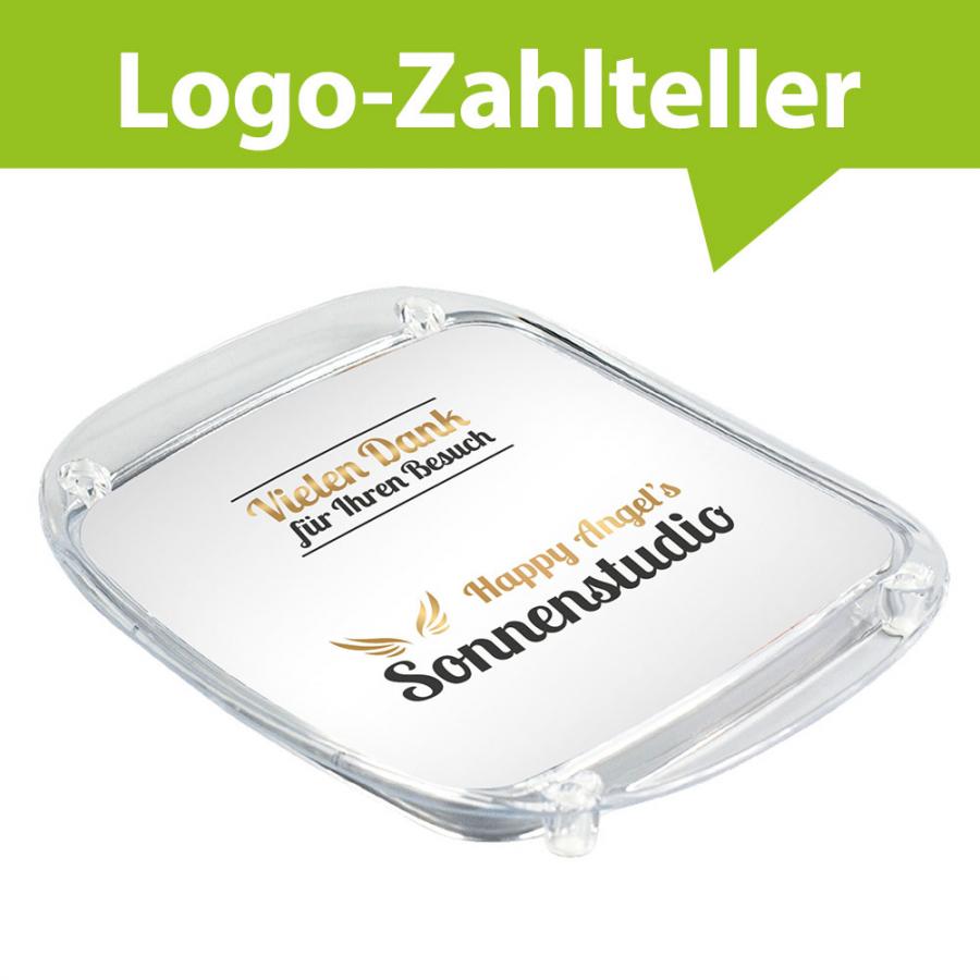 Logozahlteller aus Acrylglas fr Sonnenstudios und Solarium