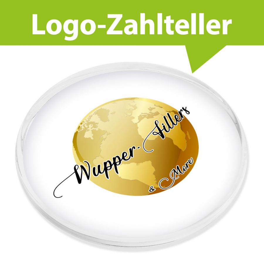  Edler Logozahlteller aus Glas fr Nagelstudios