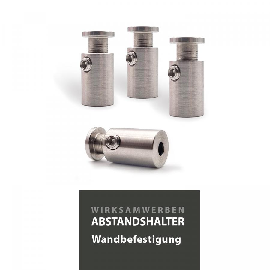 Edelstahl-Abstandshalter für flexibles A3 Öffnungszeiten Schild