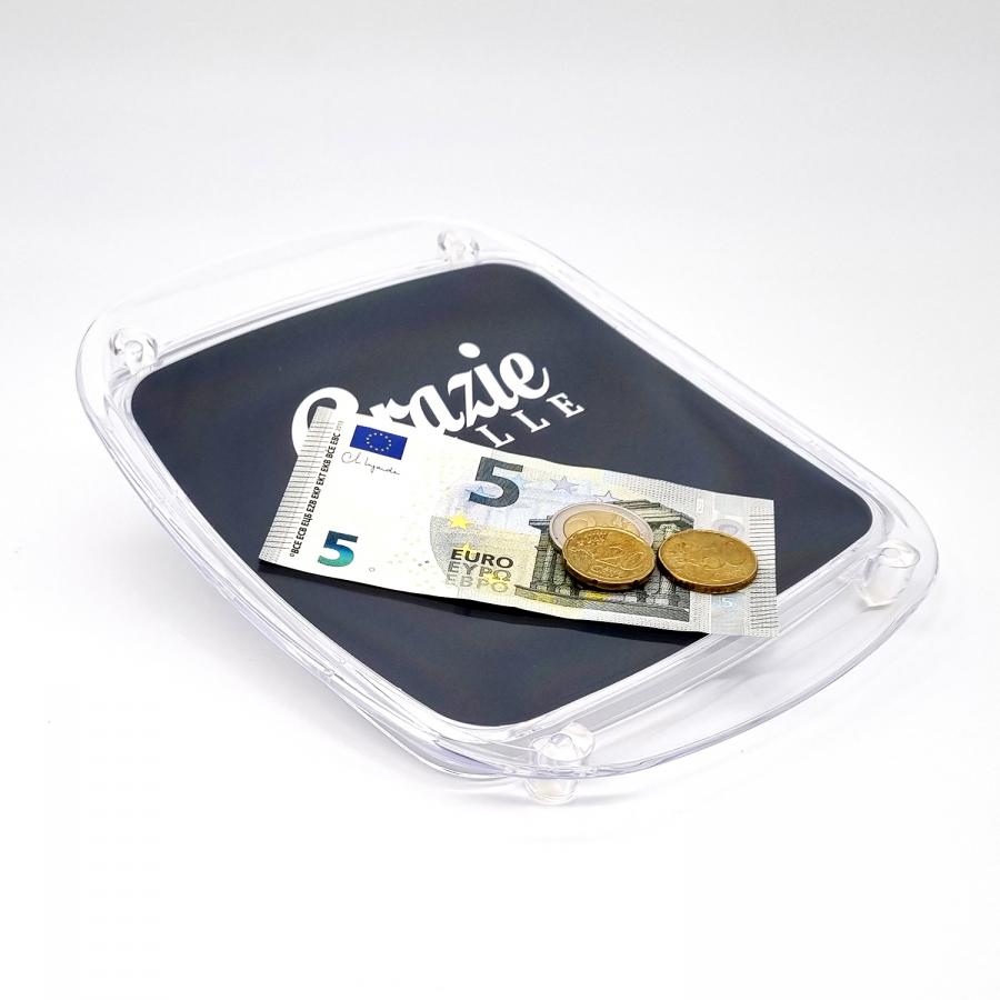 Vassoio per il pagamento contante