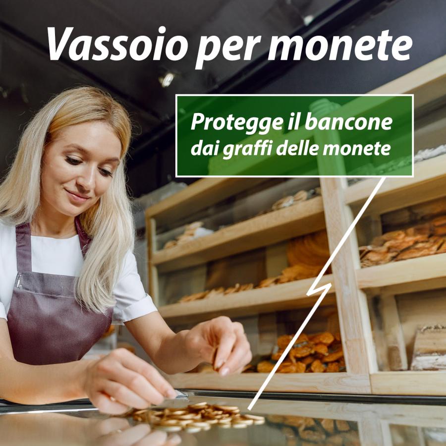 Vassoio per il pagamento contante