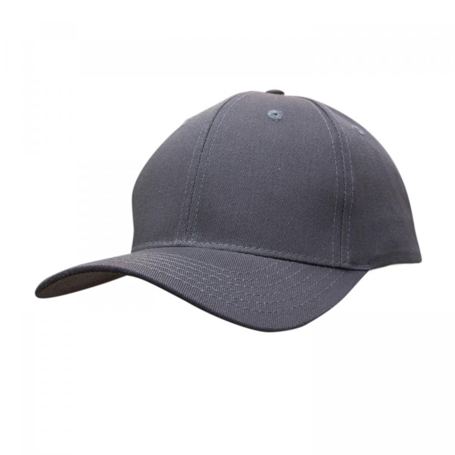 Graue Base-Caps aus Baumwolle