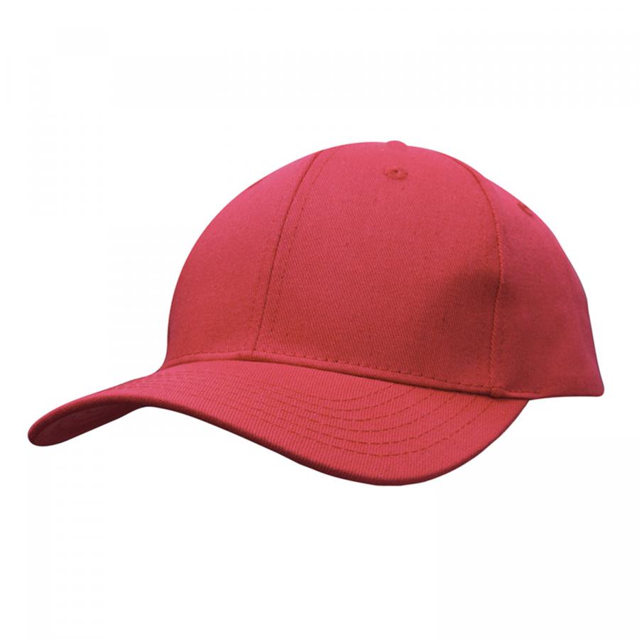 Rote Base-Caps aus Baumwolle