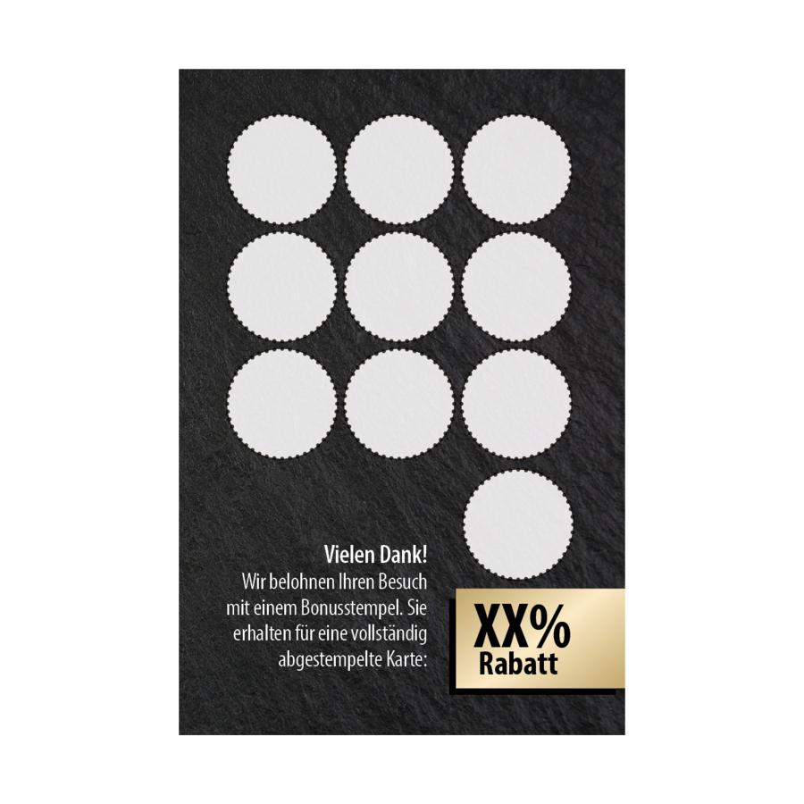 Bonuskarten & Treuekarten für Barbershop & Barber Rückseite