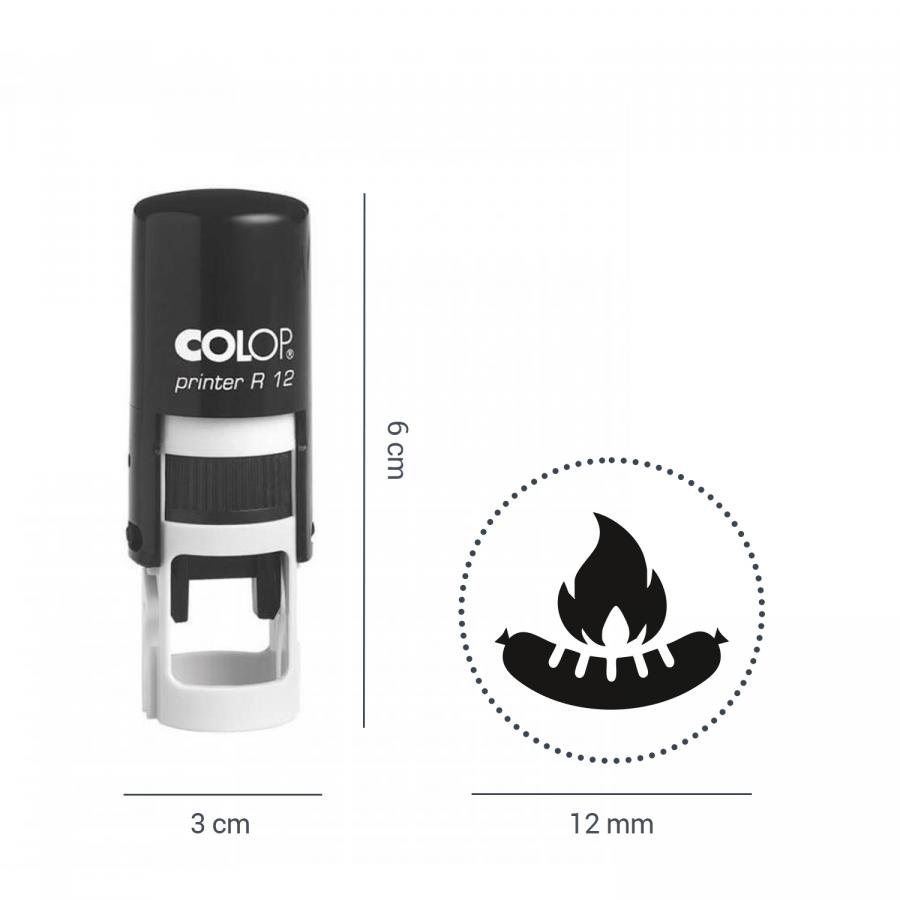 Details- Motivstempel, Bonuskarten- Stempel für Fleischer & Metzger