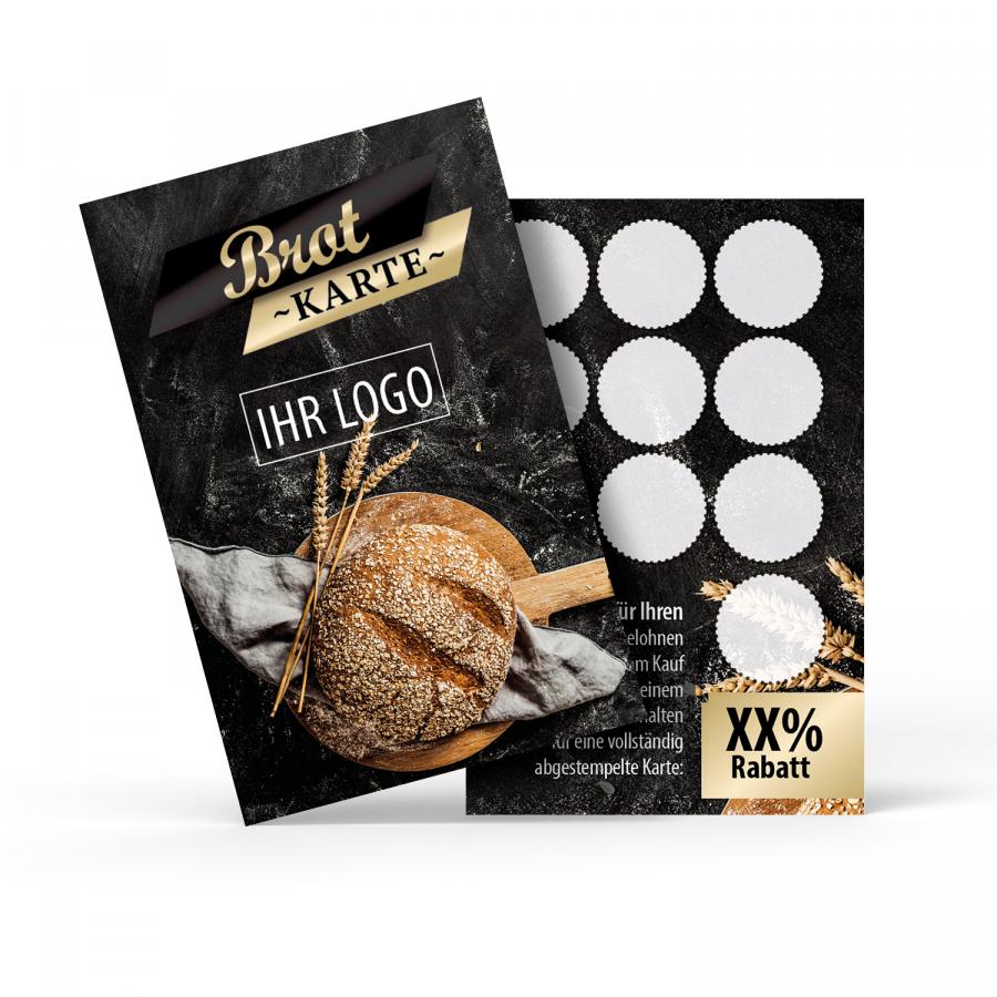 Brotkarte & Brotpass für Bäckereien drucken 