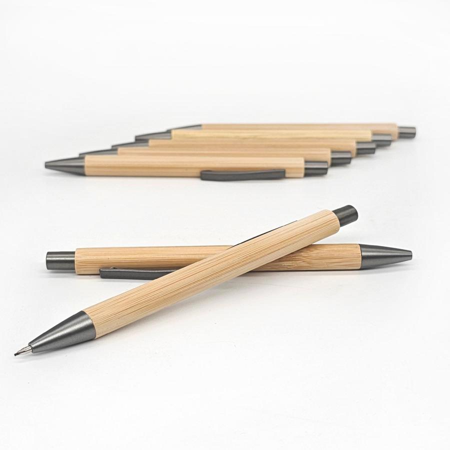 Druckbleistift aus Bambus mit Logo - Adriano Wood