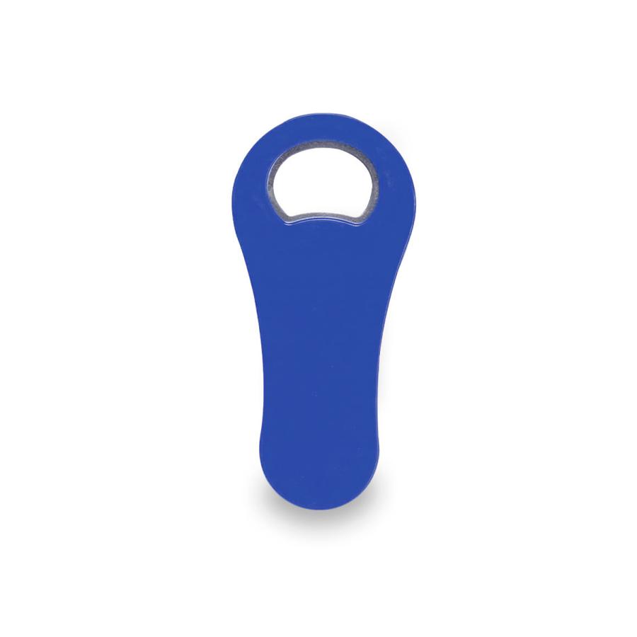 Blauer Kunststoff-Flaschenöffner