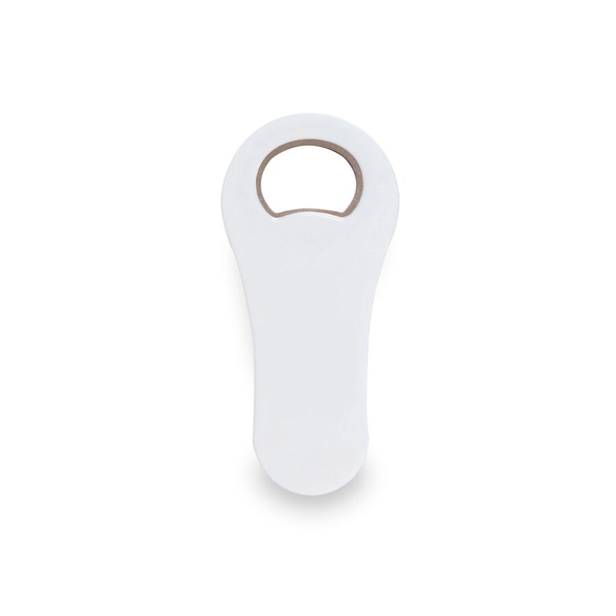 Weißer Kunststoff-Flaschenöffner