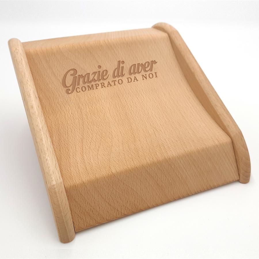 Zahlteller Holz - Grazie Mille