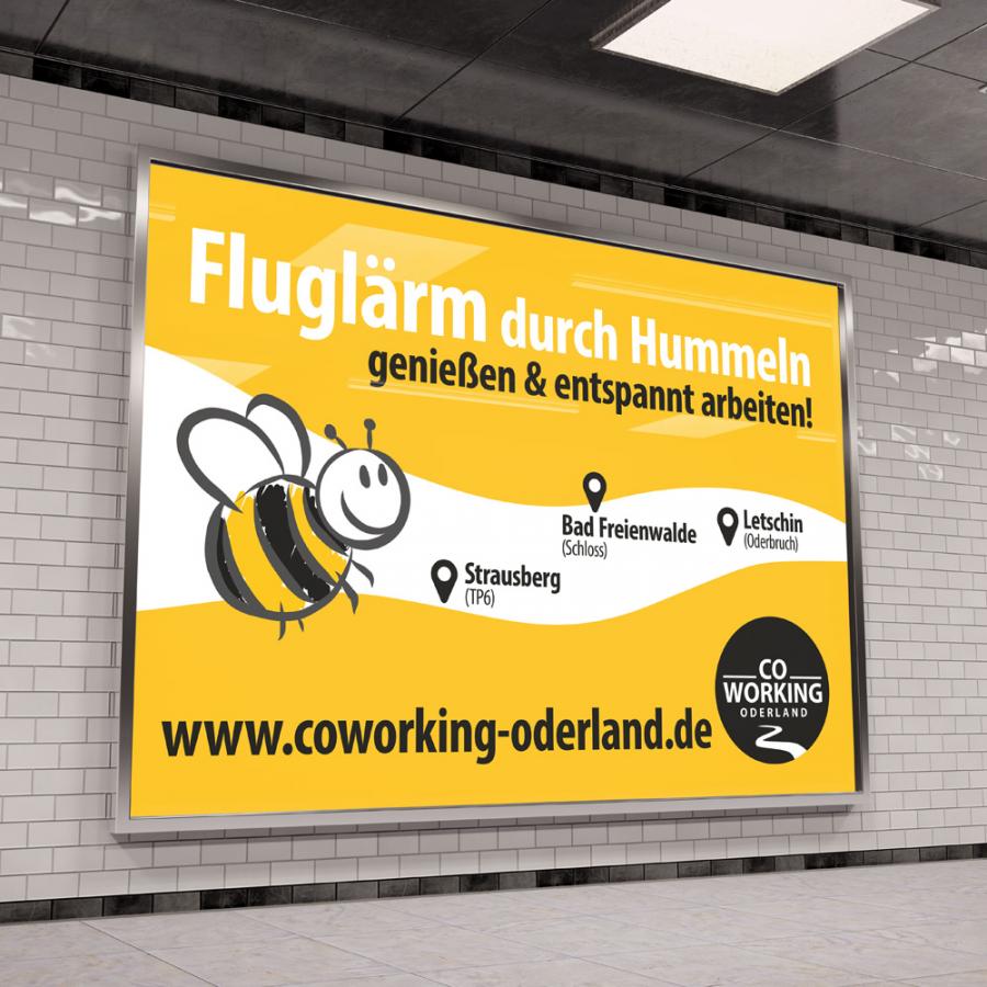 Gedrucktes Großflächenplakat, Beispiel 1