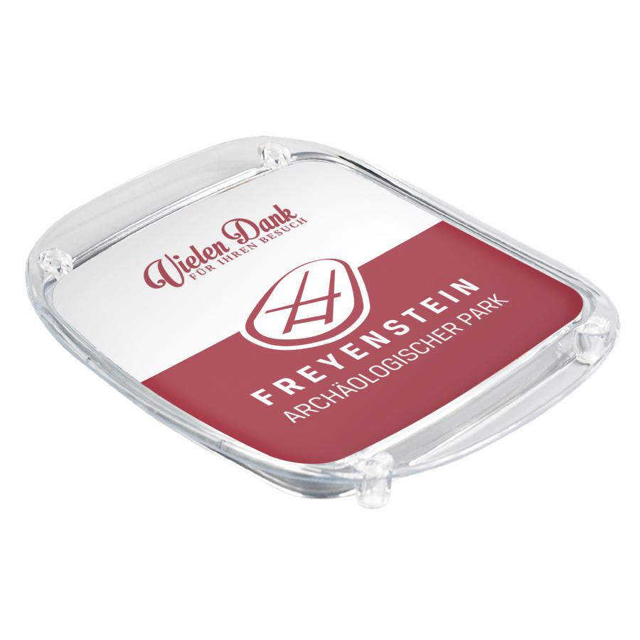 Zahlteller mit Logodruck hier online bestellen