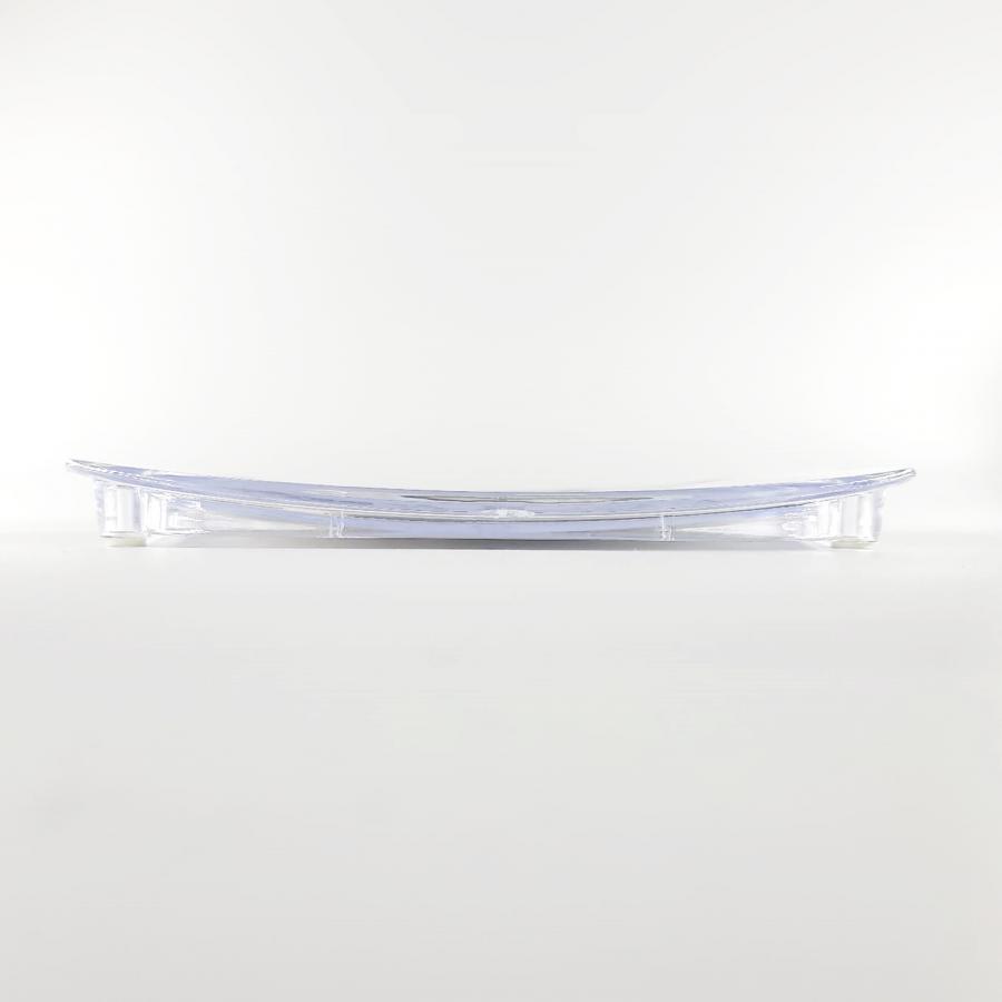 Acryl-Zahlteller, Kassierteller Seitenansicht mit Wölbung