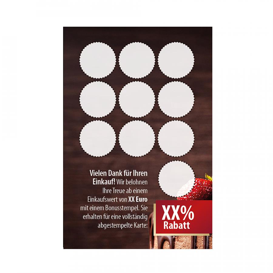 Konditor Bonuskarten & Treuekarten Rückseite