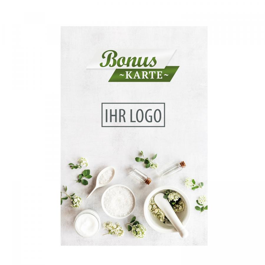 Bonuskarte für Kosmetikstudio mit Naturdesign