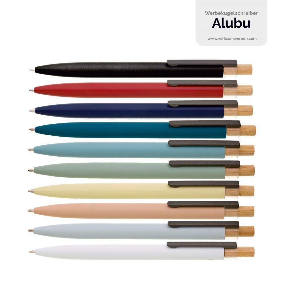 Farbauswahl - Kugelschreiber aus recyceltem Aluminium
