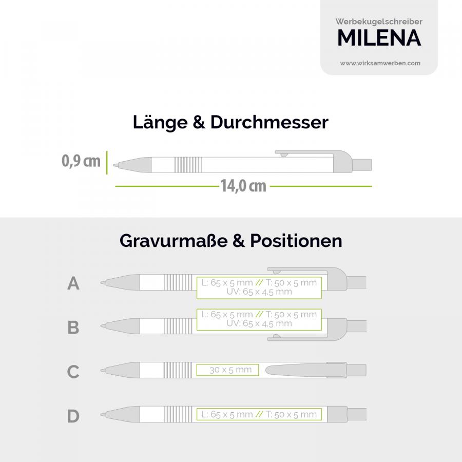 Metall-Kugelschreiber – Veredelung mit Tampon-, UV- und Lasergravur