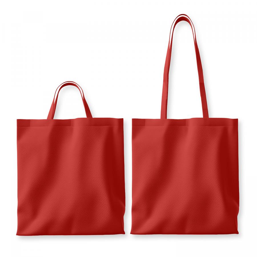 Rote Baumwolltaschen,  Klassischer Stoffbeutel