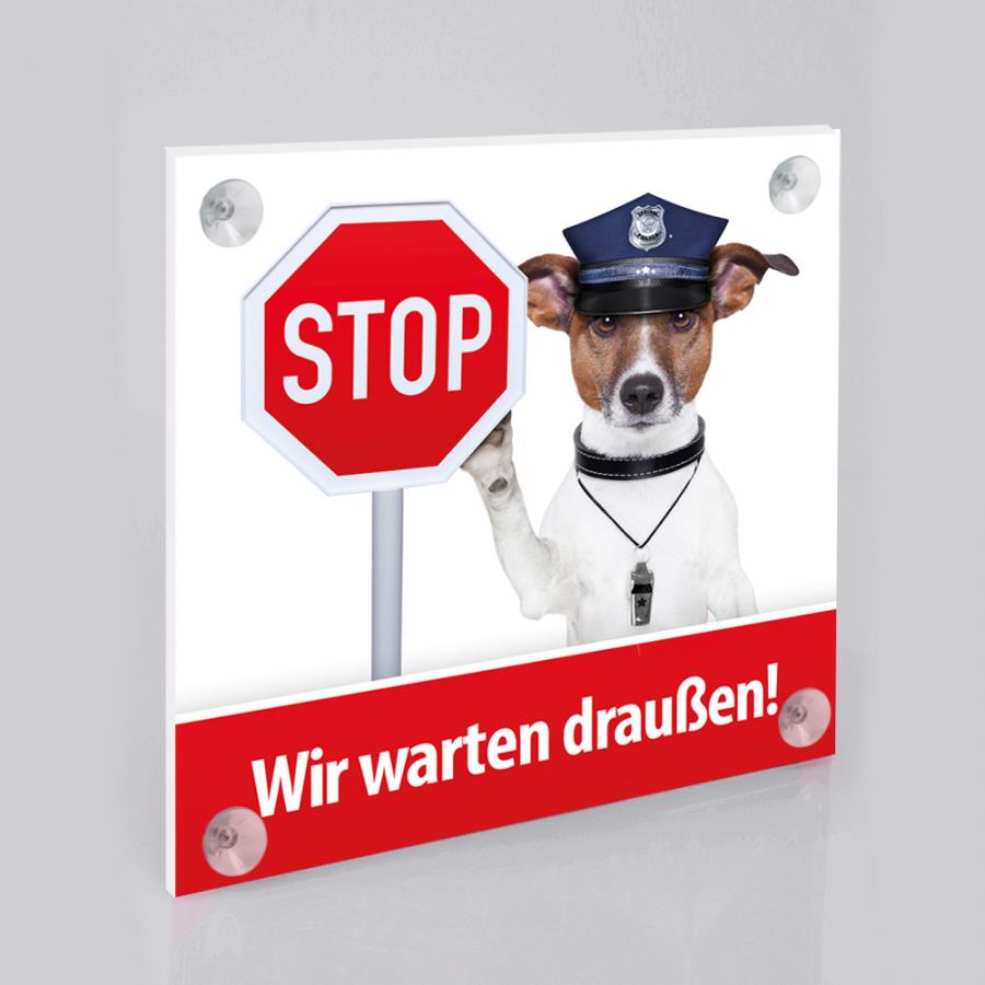 Hunde bitte drauen bleiben