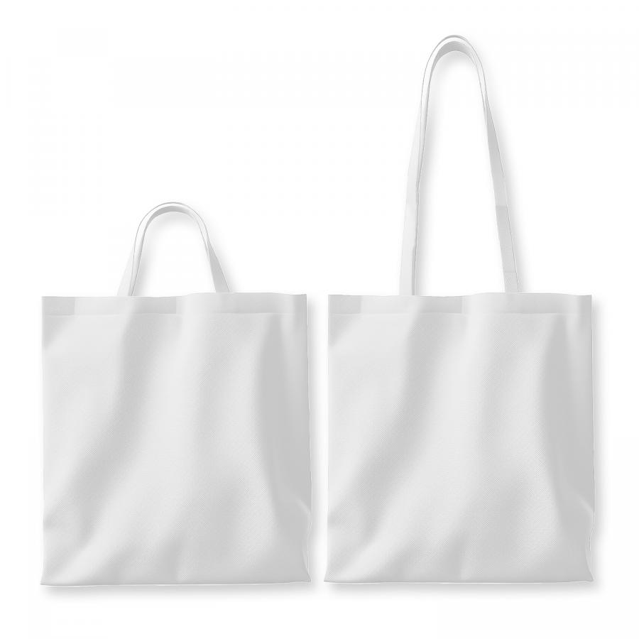 Weiße Baumwolltaschen, klassischer Stoffbeutel