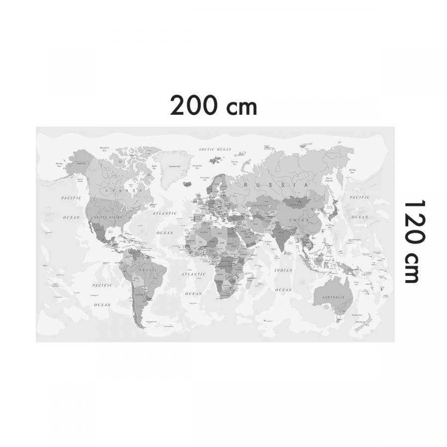 XXL- Weltkarte Fototapete