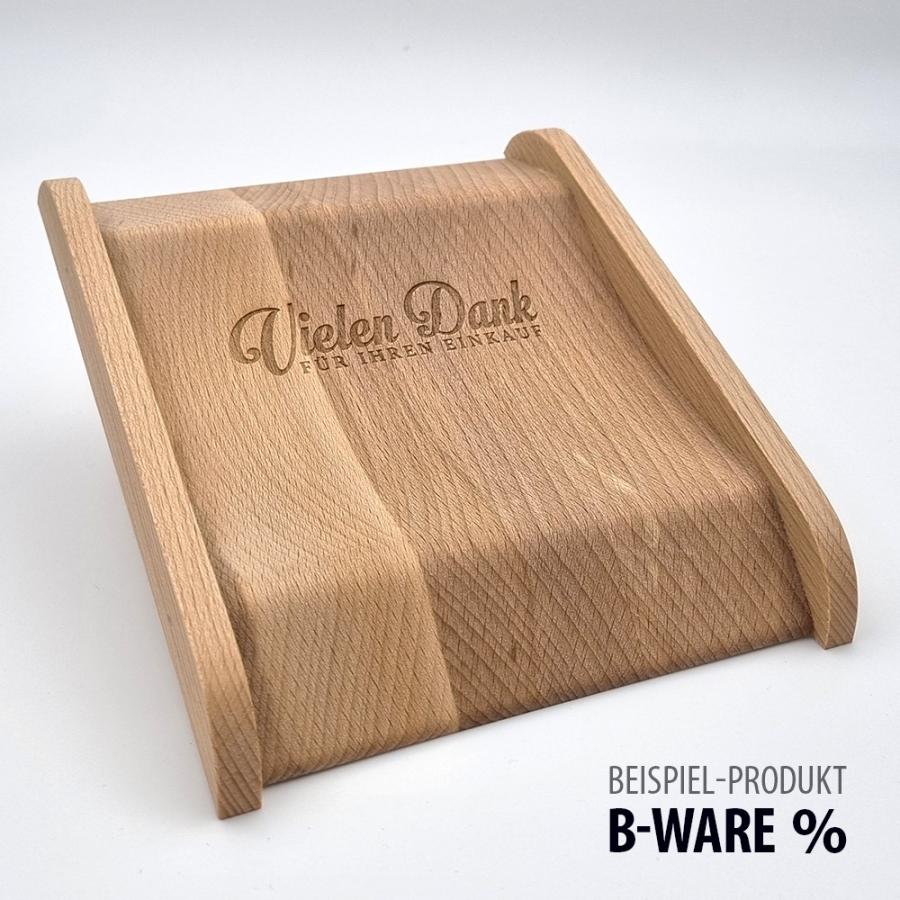 Zahlteller Kassierteller aus Holz vergünstigte B-Ware, 2. Wahl