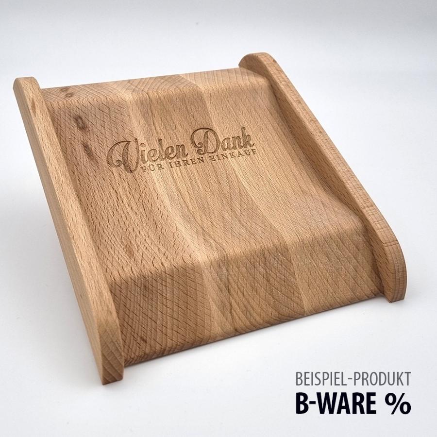Zahlteller Kassierteller aus Holz vergünstigte B-Ware, 2. Wahl