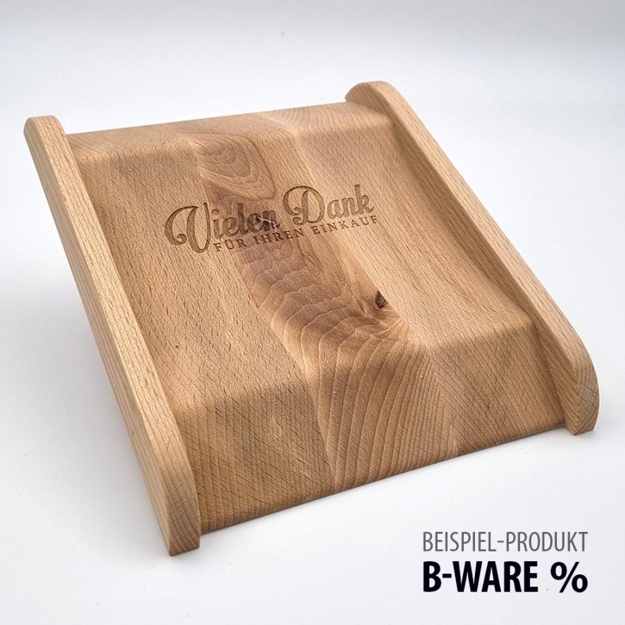 Zahlteller Kassierteller aus Holz vergünstigte B-Ware, 2. Wahl