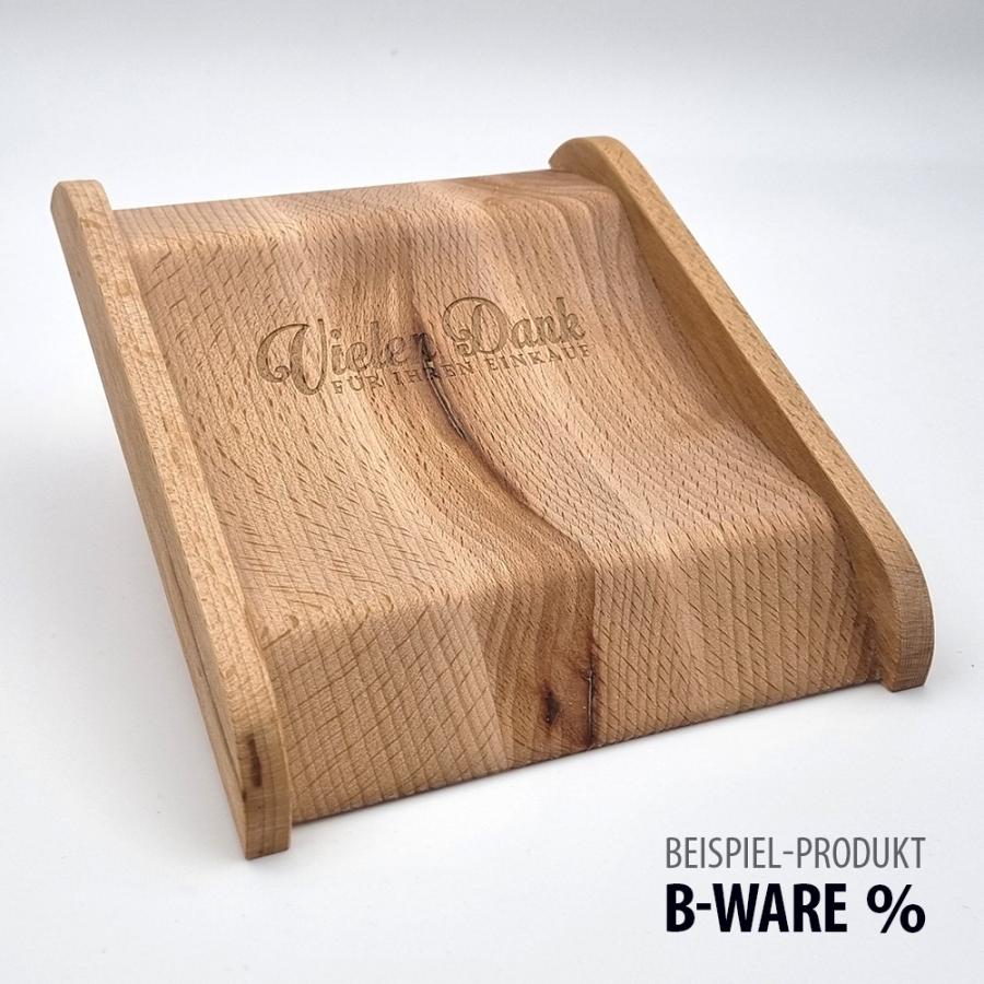 Zahlteller Kassierteller aus Holz vergünstigte B-Ware, 2. Wahl