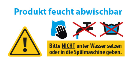 Pflegehinweise fr Zahlteller