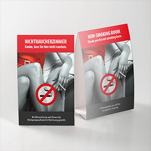 Hinweisschild Rauchen verboten, no smoking