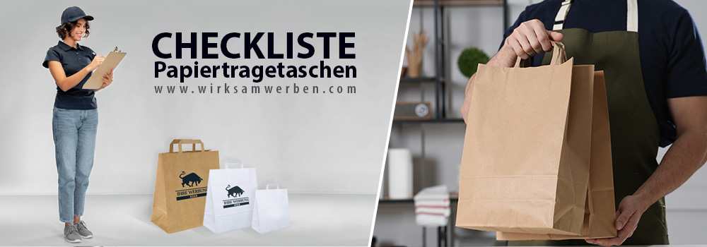 Checkliste Papiertaschen – Kriterien für die richtige Auswahl