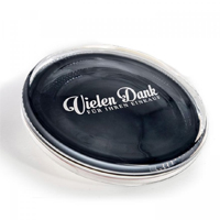 Runde Deluxe-Zahlteller aus Glas für edle Verkaufsräume